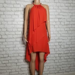 Laundry By Shelli Segal Tiered Halter Dress